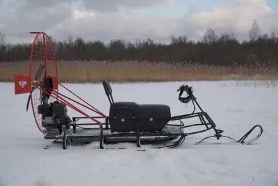Аэроустановка Бурлак М - АЭРО 20 л.с. поворотная (румпель, крепление на транец), эл. запуск