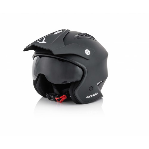 Шлем мото открытый GSB JET ARIA BLACK 2