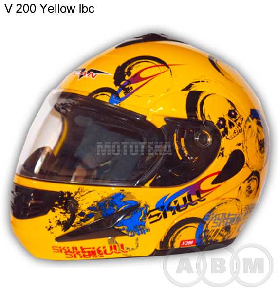 Шлем модуляр VCAN (Вкан) V 200 Yellow / LBC (L)