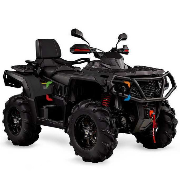 Квадроцикл AODES (Аодес) Pathcross ATV800L PRO EPS LCD двухместный черный с ПСМ | Мототека
