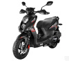 Скутер SYM (Сим) CROX 125 чёрный с ПТС - купить с доставкой, по выгодной цене в интернет-магазине Мототека
