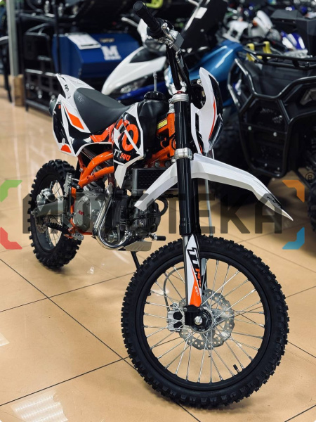 Питбайк KAYO (Кайо) BASIC TT140EM 17/14 KRZ (механ. сцепл., эл. стартер 2022 г.) | Мототека