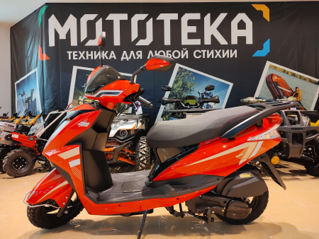 Скутер Мотомир SCIROCCO 49.9 (110) красный - купить с доставкой, по выгодной цене в интернет-магазине Мототека