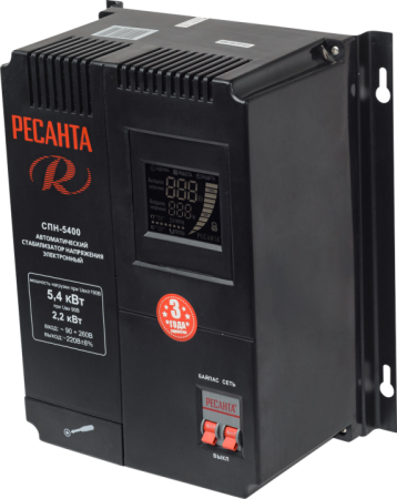 Стабилизатор напряжения РЕСАНТА СПН-5400