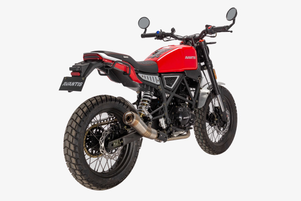Мотоцикл дорожный Avantis (Авантис) City 250 (Fuego Scrambler 250) красный с ПТС | Мототека