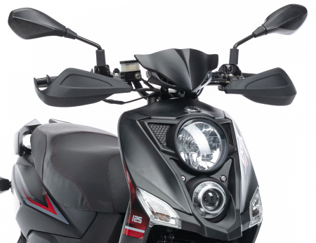Скутер SYM (Сим) CROX 125 чёрный с ПТС - купить с доставкой, по выгодной цене в интернет-магазине Мототека